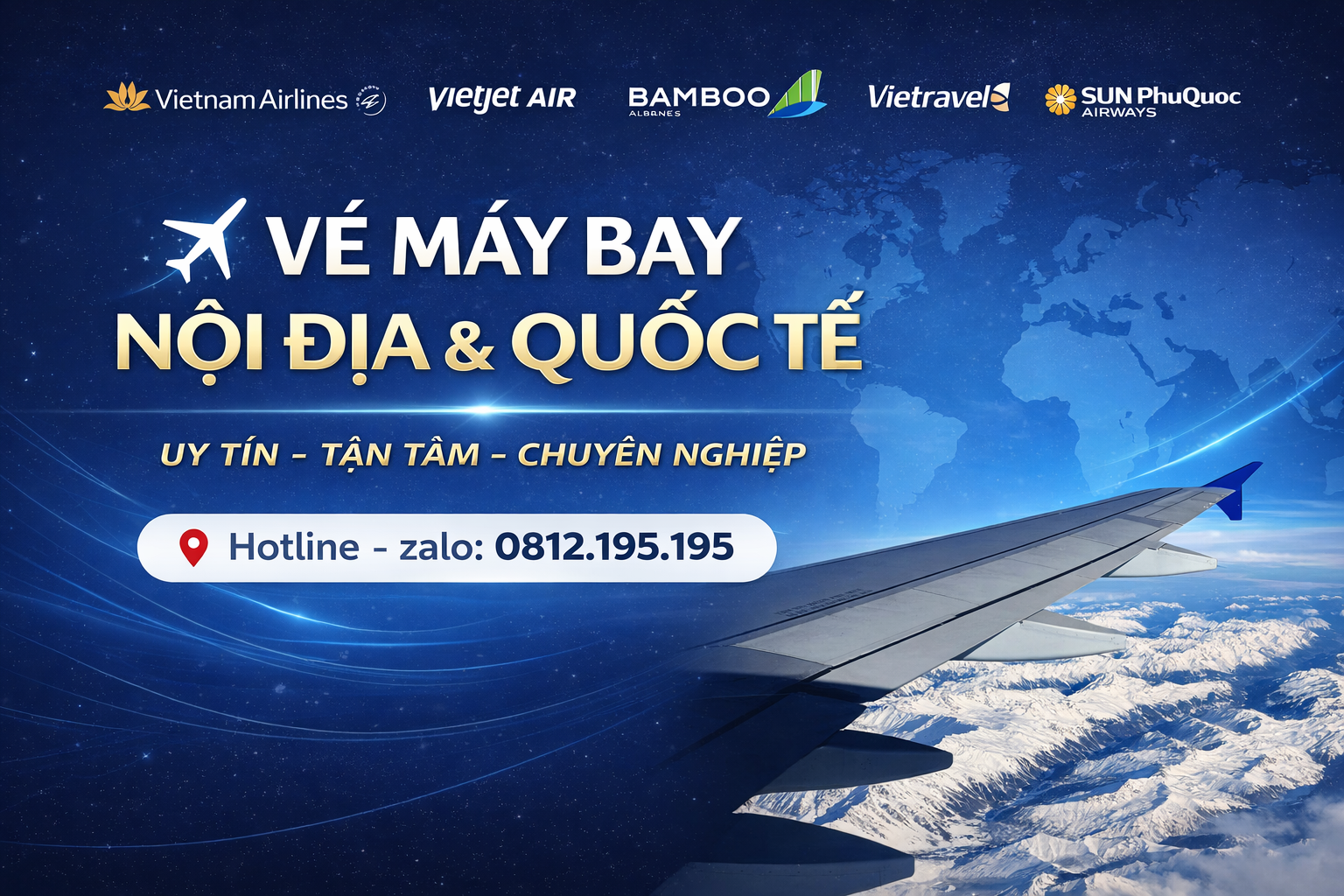 ✈️ TUYỂN ĐỐI TÁC/ĐẠI LÝ VÉ MÁY BAY TOÀN QUỐC – SUN247