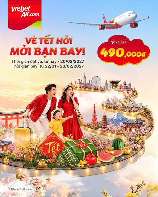 Đặt Vé Máy Bay Tết 2027 – Nhanh Chóng, Tiện Lợi